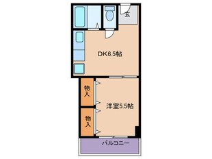 ローレルハイツ大淀２号棟(845)の物件間取画像